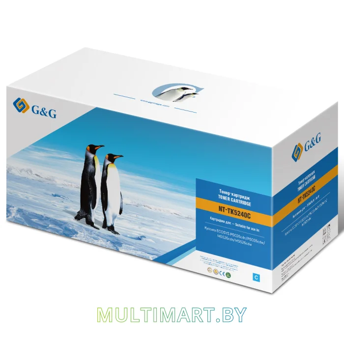 Картридж G&G NT-TK5240C (аналог Kyocera TK-5240C)